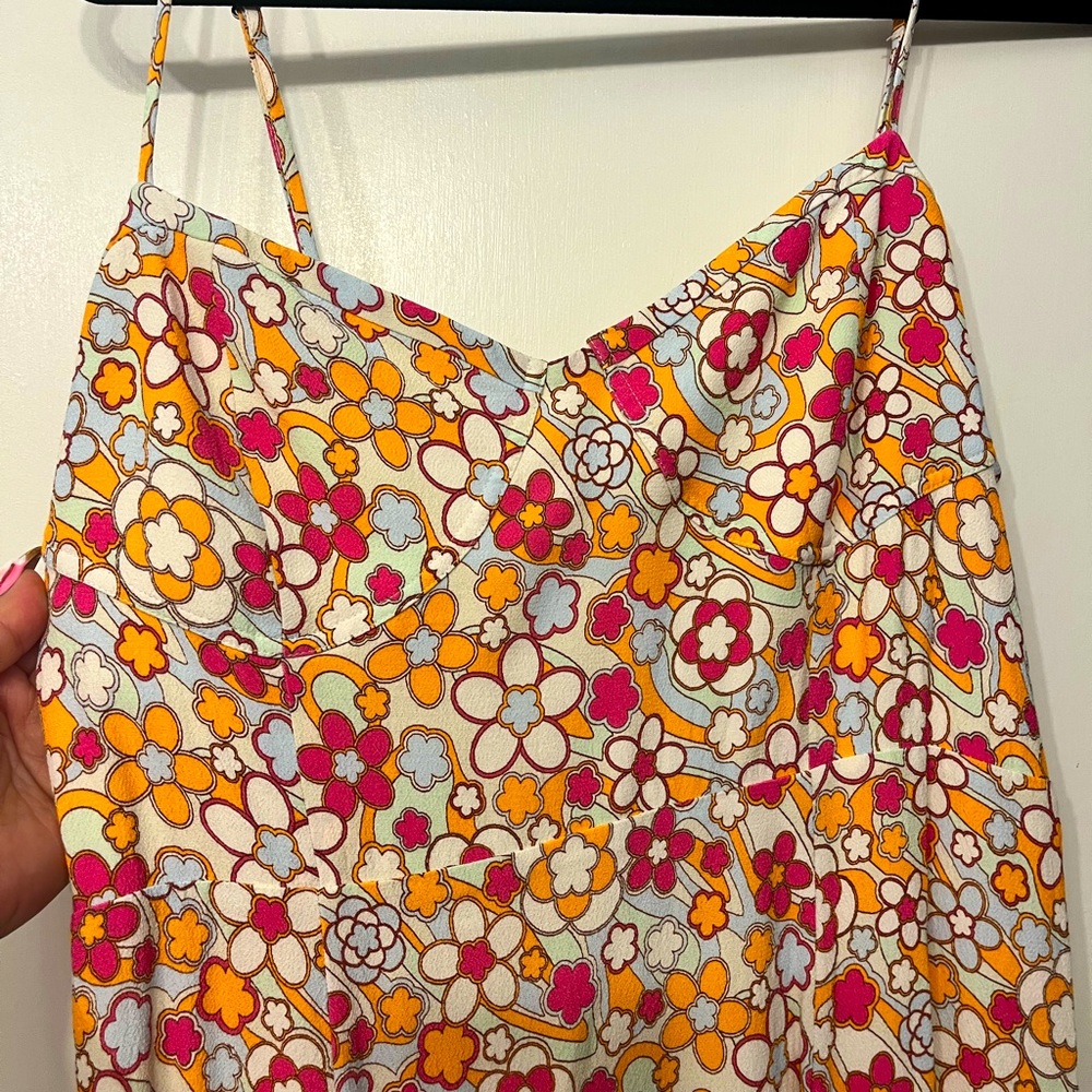 NWOT colorful summer dress